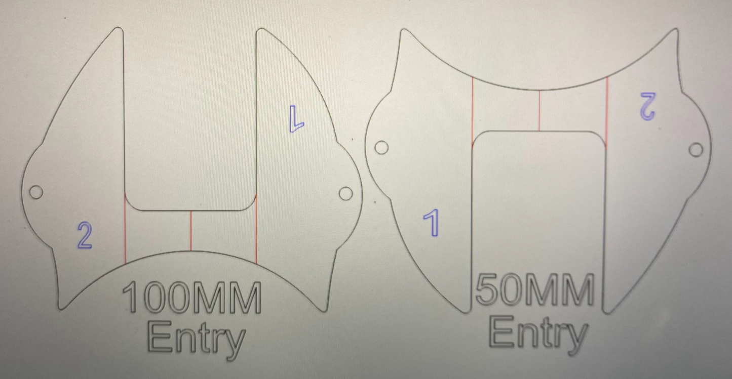 Hole Reducers for straight and breaking putts (2 Pack)