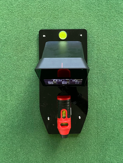 Levelling & Angle Base with Alignment Stick Groove Suitable for Swing Caddie, with Mini Laser