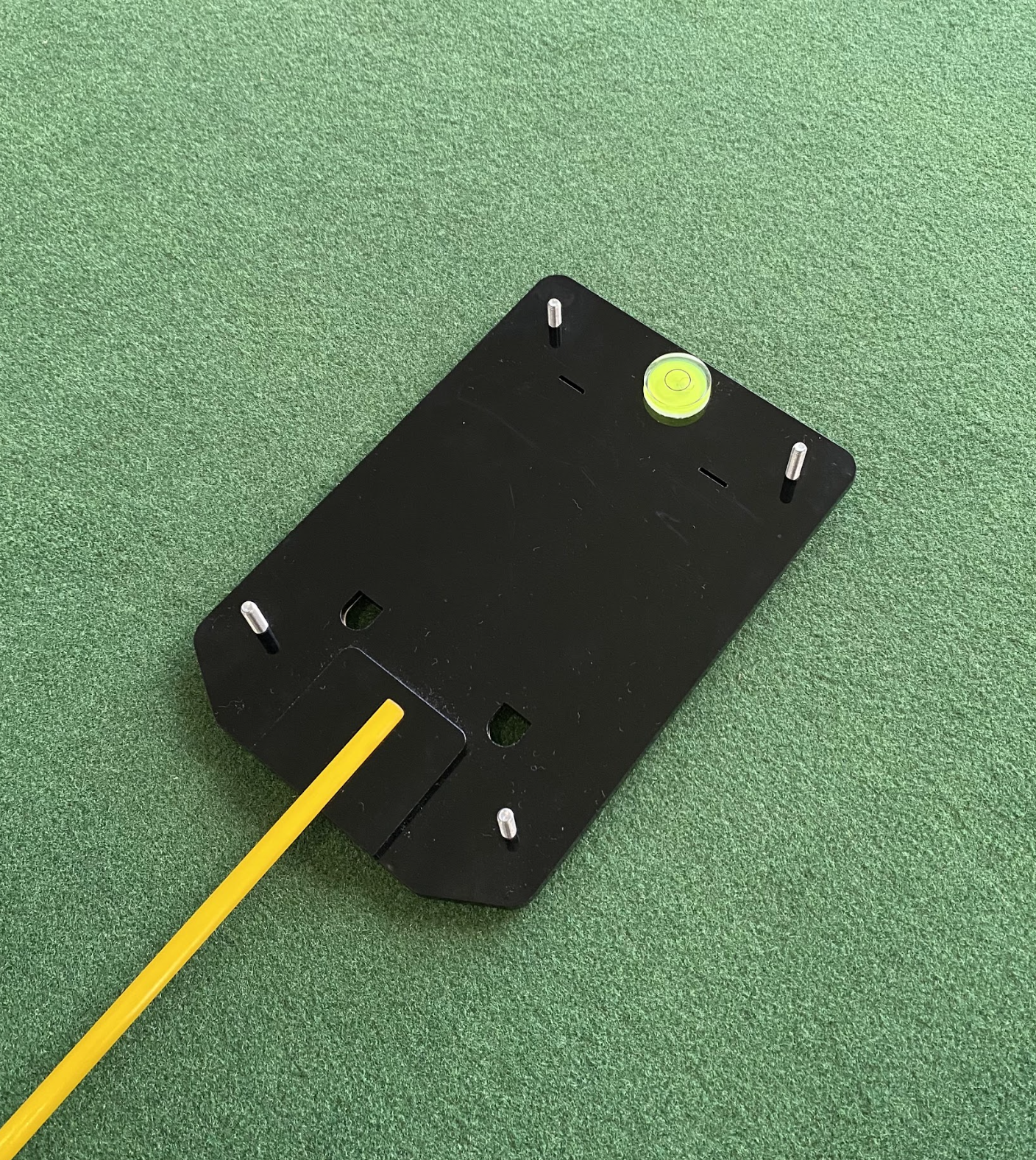 Levelling & Angle Base with Alignment Stick Groove Suitable for Swing Caddie