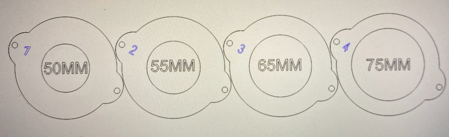 Hole Reducers (4 Pack)